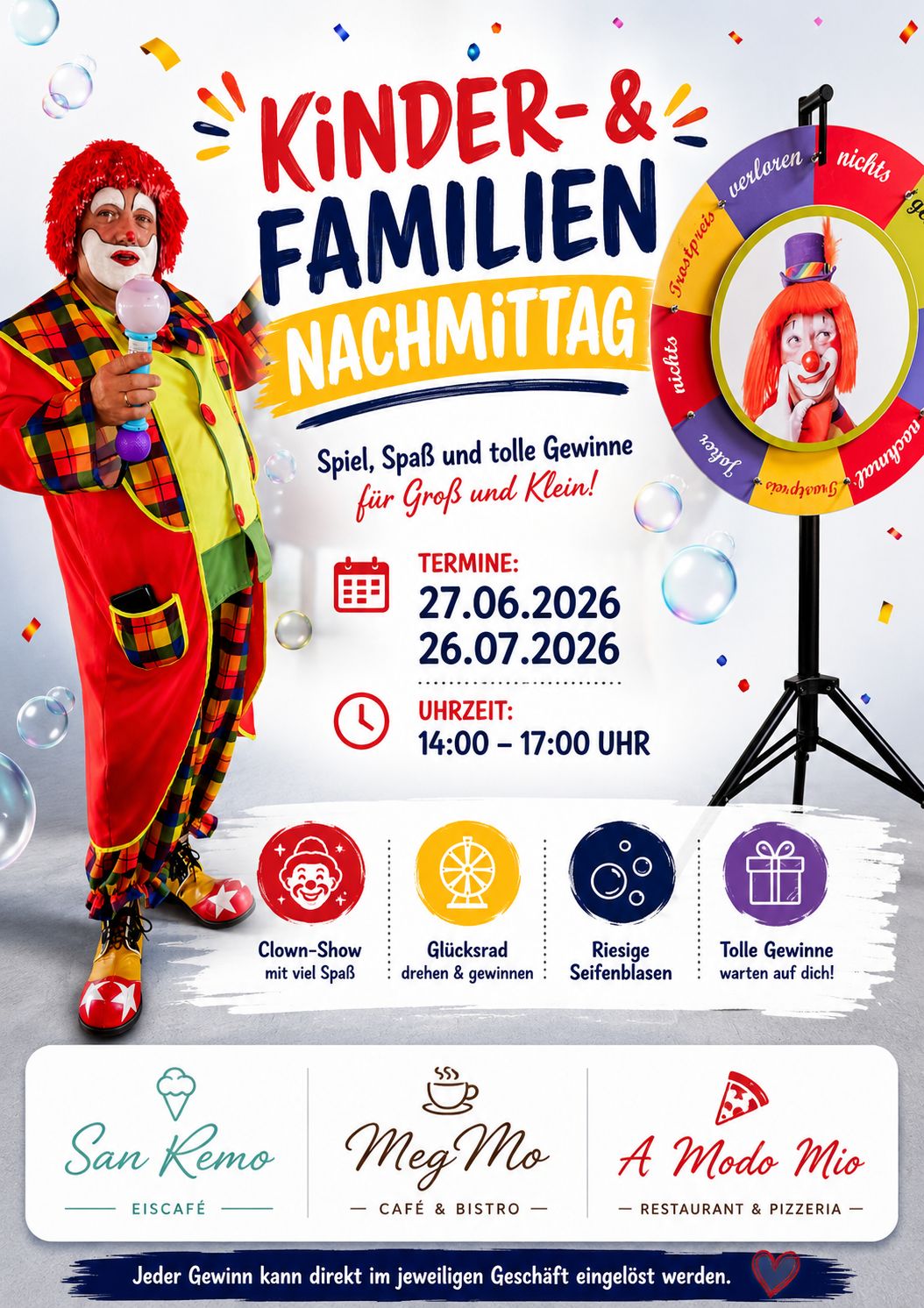 Familientag in Dülmen mit Kinderclown Alfonso – ein Tag voller Spaß und guter Laune